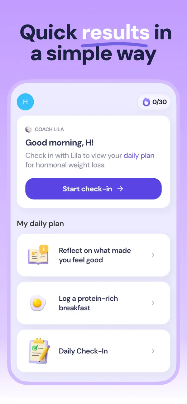 #2. Lila: Perimenopause Diet (iOS) 来自: Tidalflow