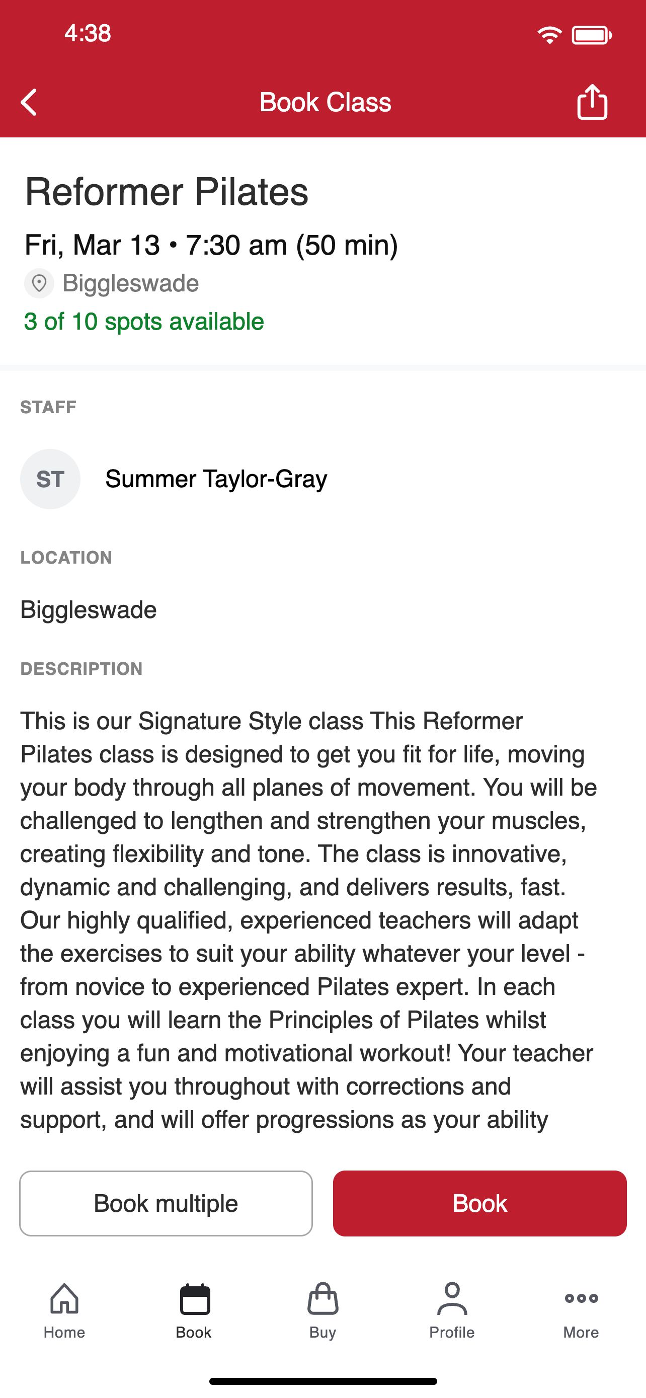 Chilli Pilates screenshot 3