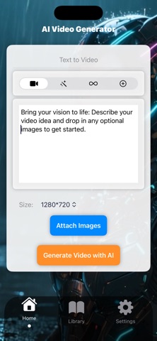 Text to Video - AI Video Maker iPhone screenshot