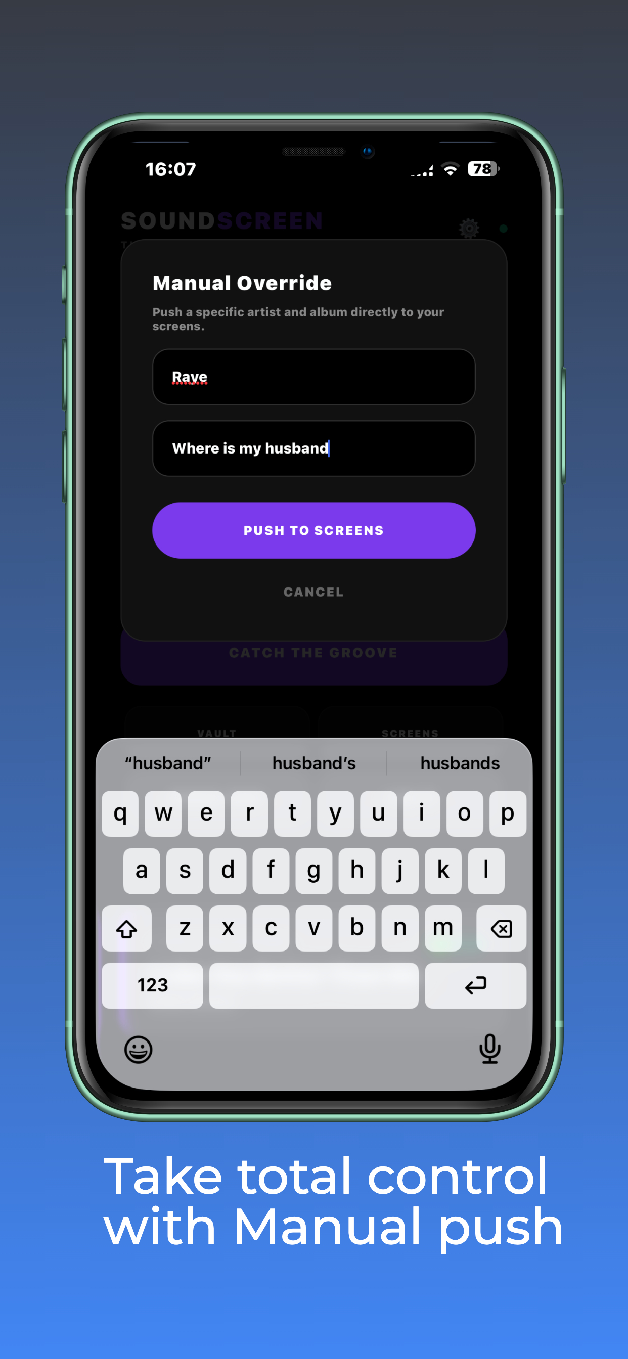 The Soundscreen App