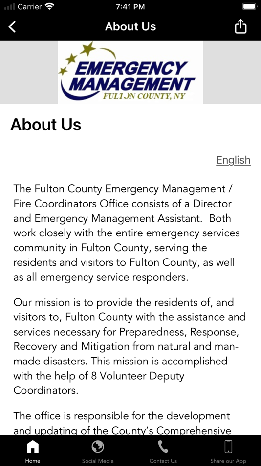 #3. Fulton County EMO (iOS) 由: Fulton County New York Emergency Management