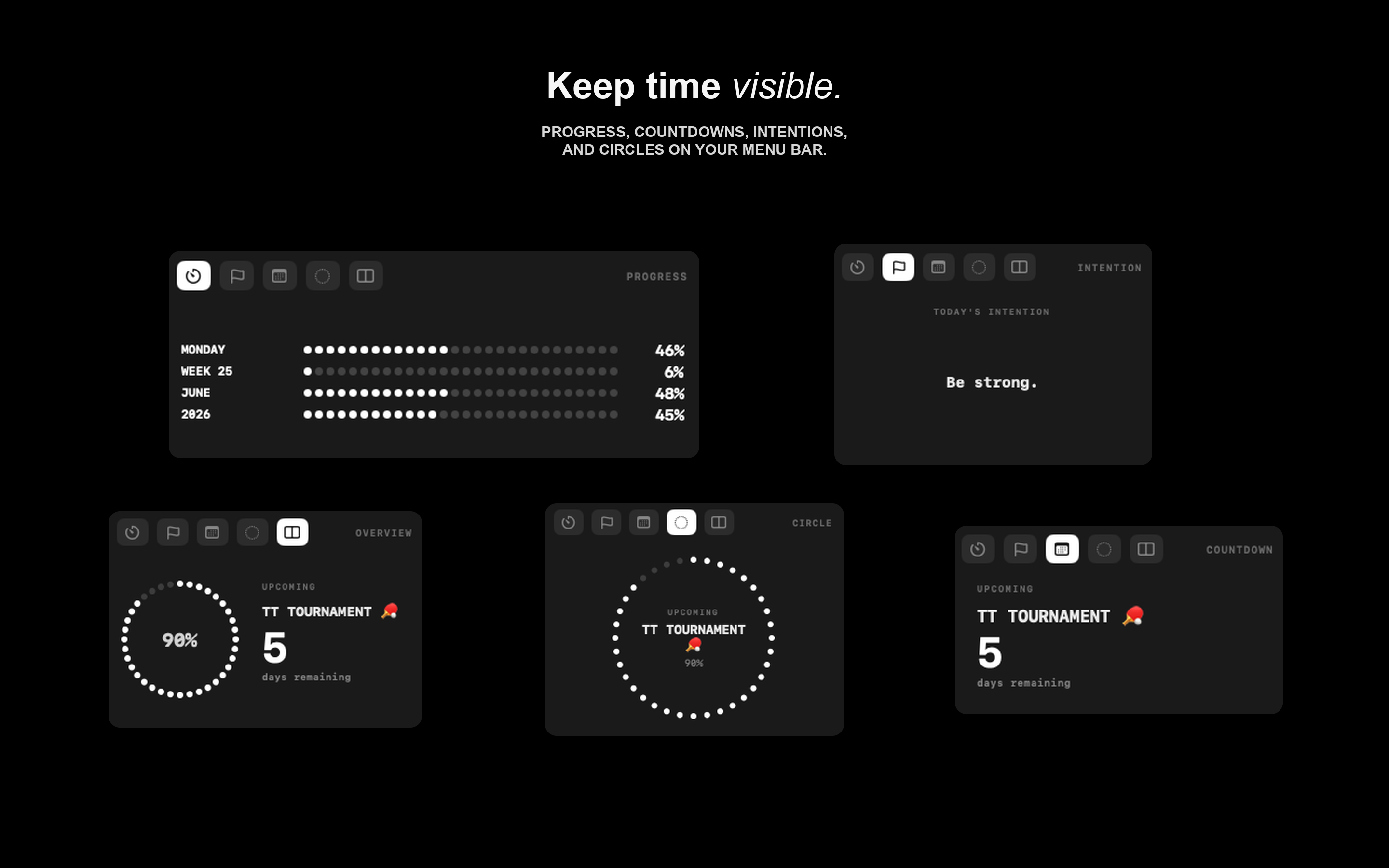 Visual Time - Dotted Line