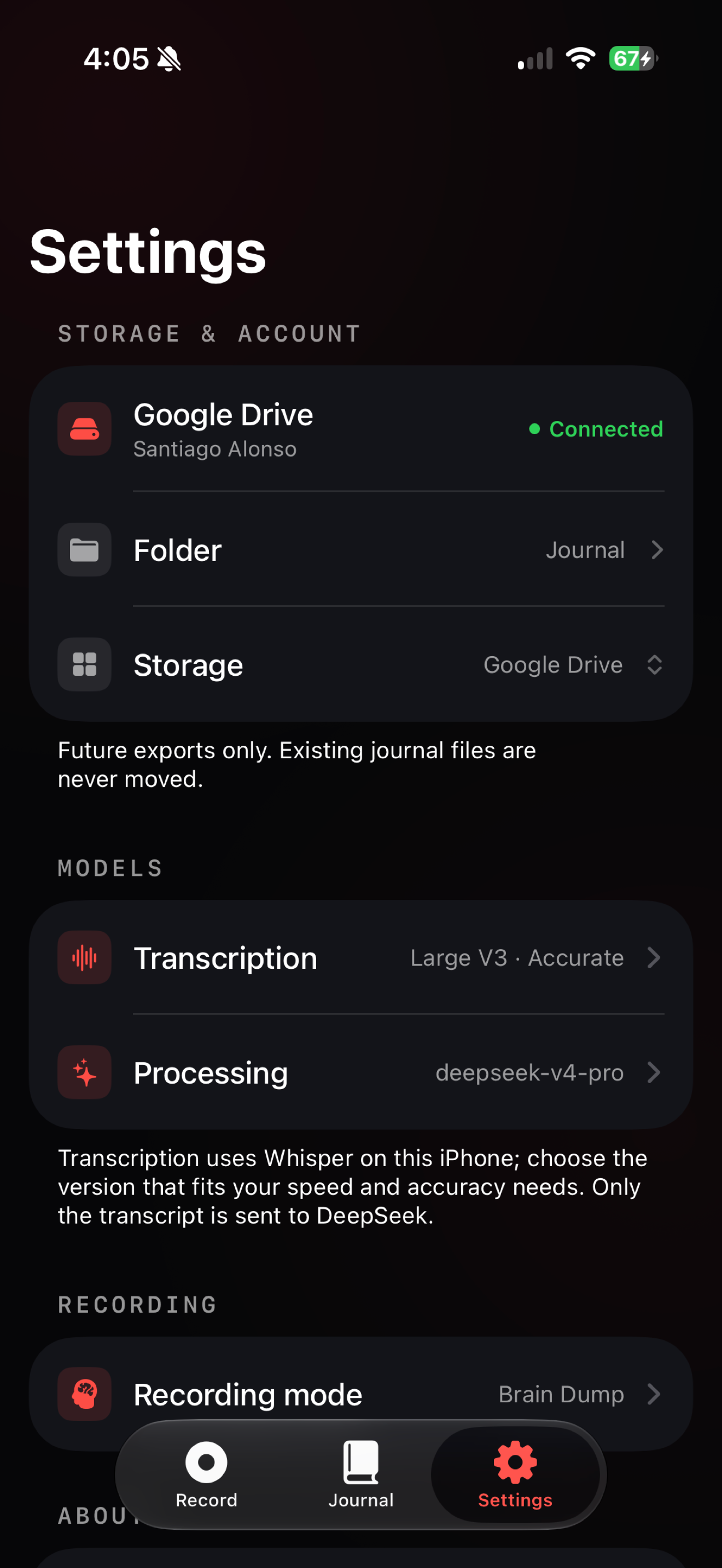 Memo: Private Voice Journal screenshot 5