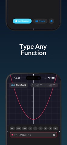 PlotCraft: Graphing Calculator のスクリーンショット