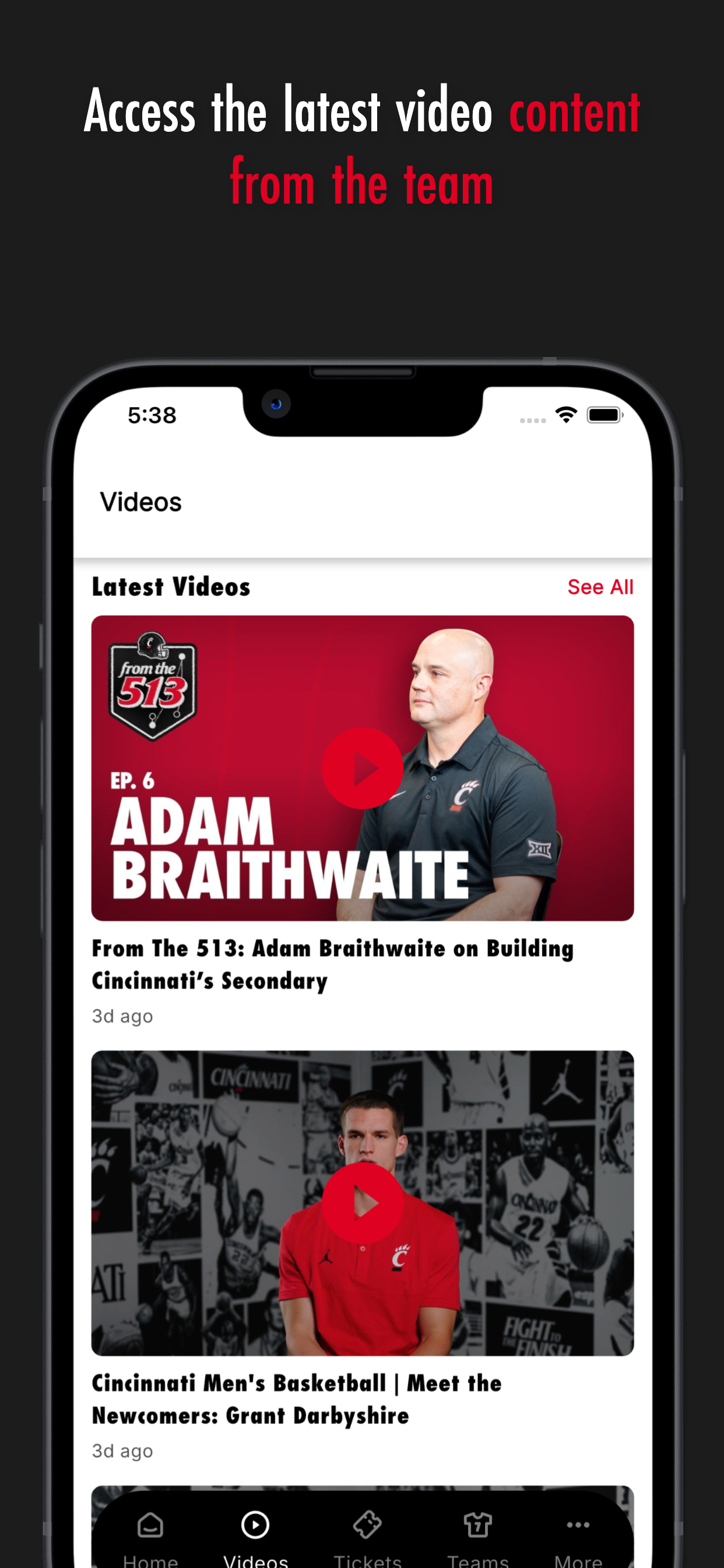 Cincinnati Bearcats screenshot 4