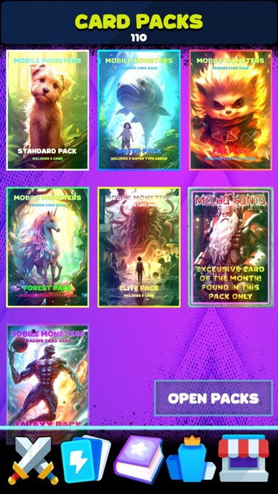 Mobile Monsters TCG Screenshot