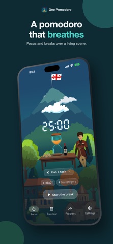 Geo Pomodoro screenshot 1
