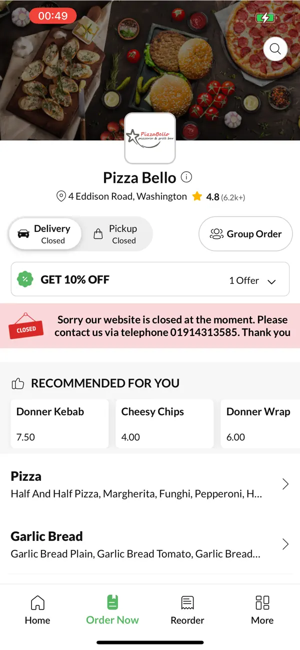 Screenshot #2 pour Pizza Bello Eddison