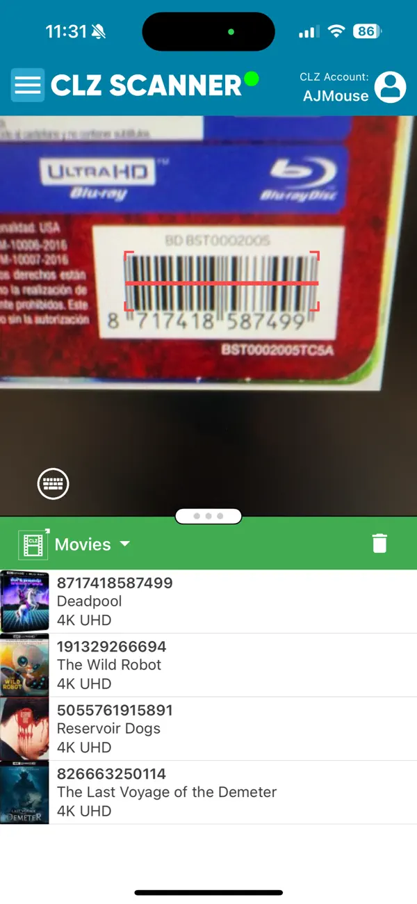 Screenshot #2 pour CLZ Scanner