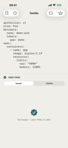 Yamlite: YAML Validator Screenshot 2 of 6