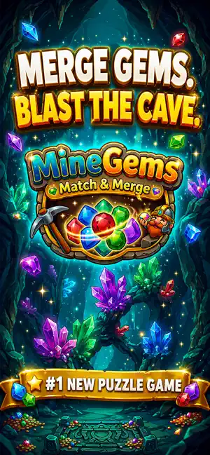 MineGems: Drop & Merge screenshot 3