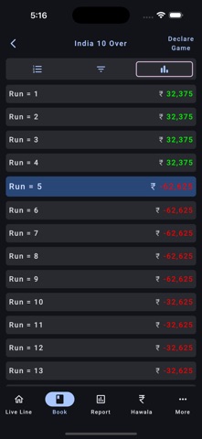 Cricket Hisab Book screenshot