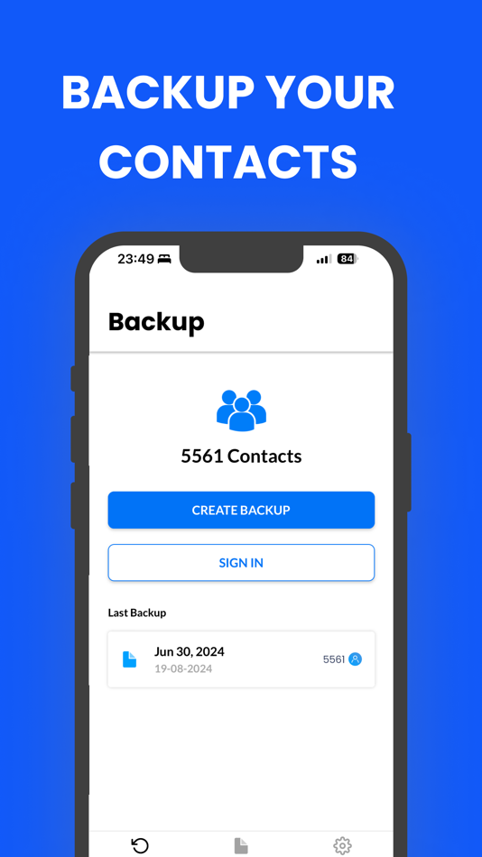 #1. Contacts Backup + Restore (iOS) By: Samet Macit