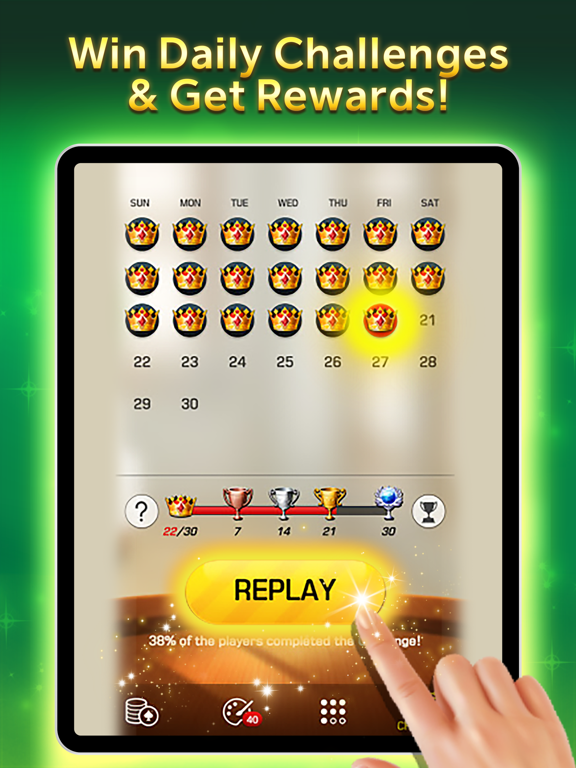 Klondike: World of Solitaire iPad screenshot 4 - Games app