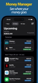 Subscription Tracker & Bills screenshot