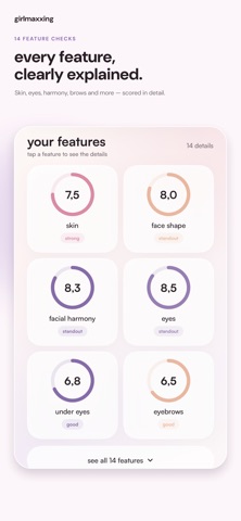 girlmaxxing: AI Glow Up iPhone screenshot