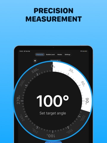 Protractor Angle Measure Tool iPad screenshot