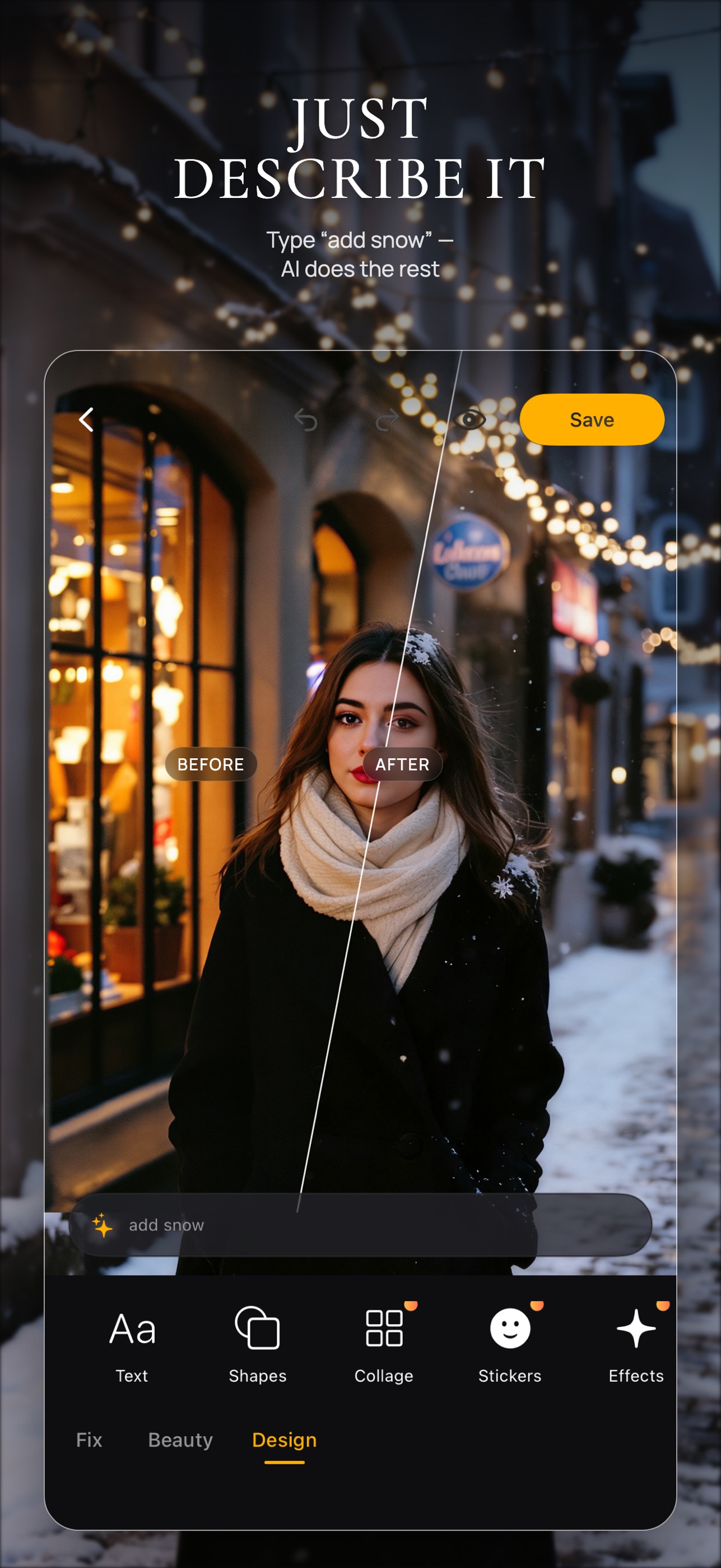 Screenshot 3 of Velvi: AI Face & Photo Editor