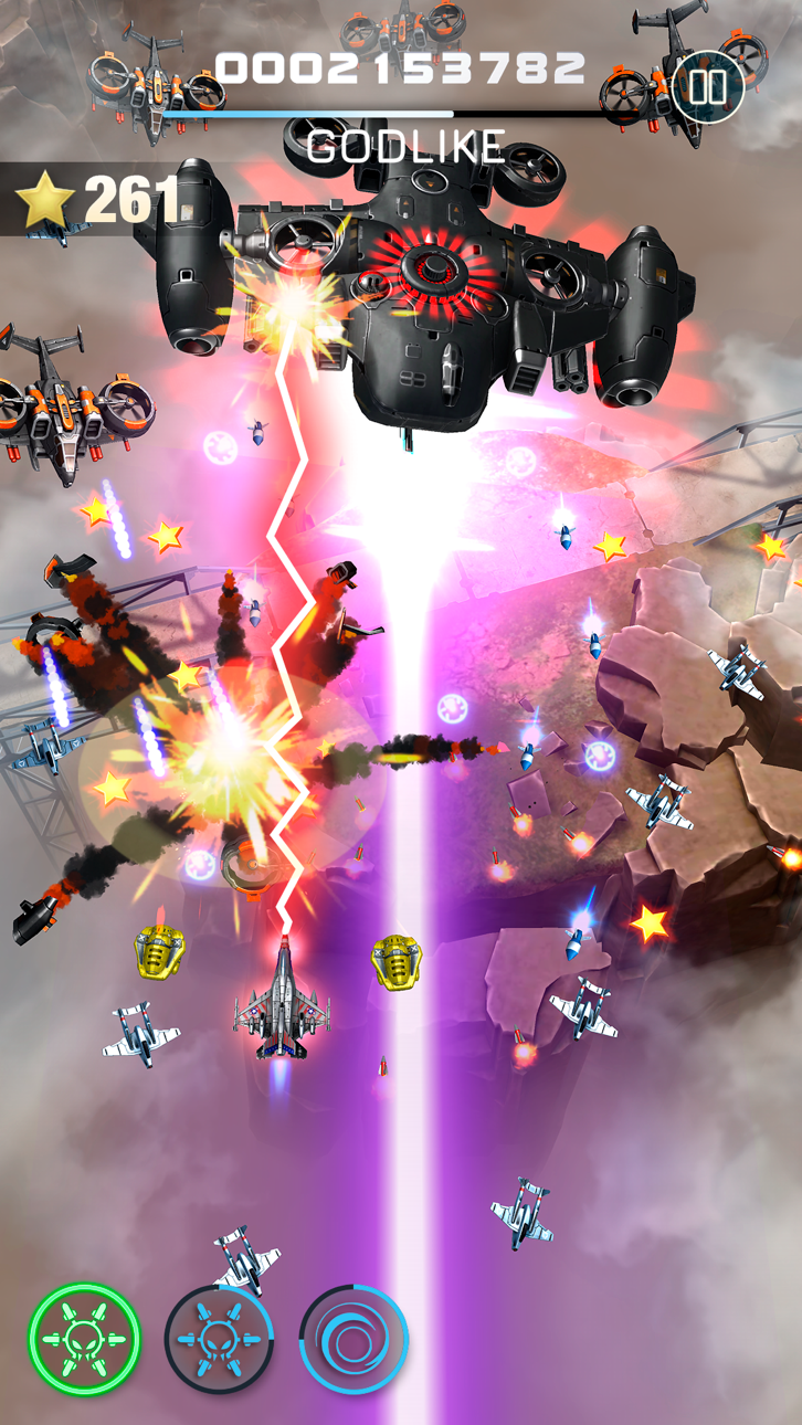 Red Hunt: Wings of Galaxy Hack screenshot 2 - iOS game interface