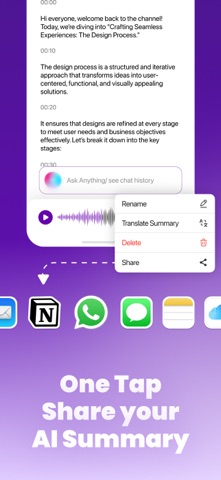 Flow AI: Voice Note Taker App screenshot