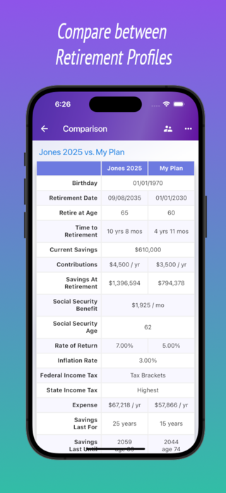 Retirement Advisor Screenshot 6 of 8