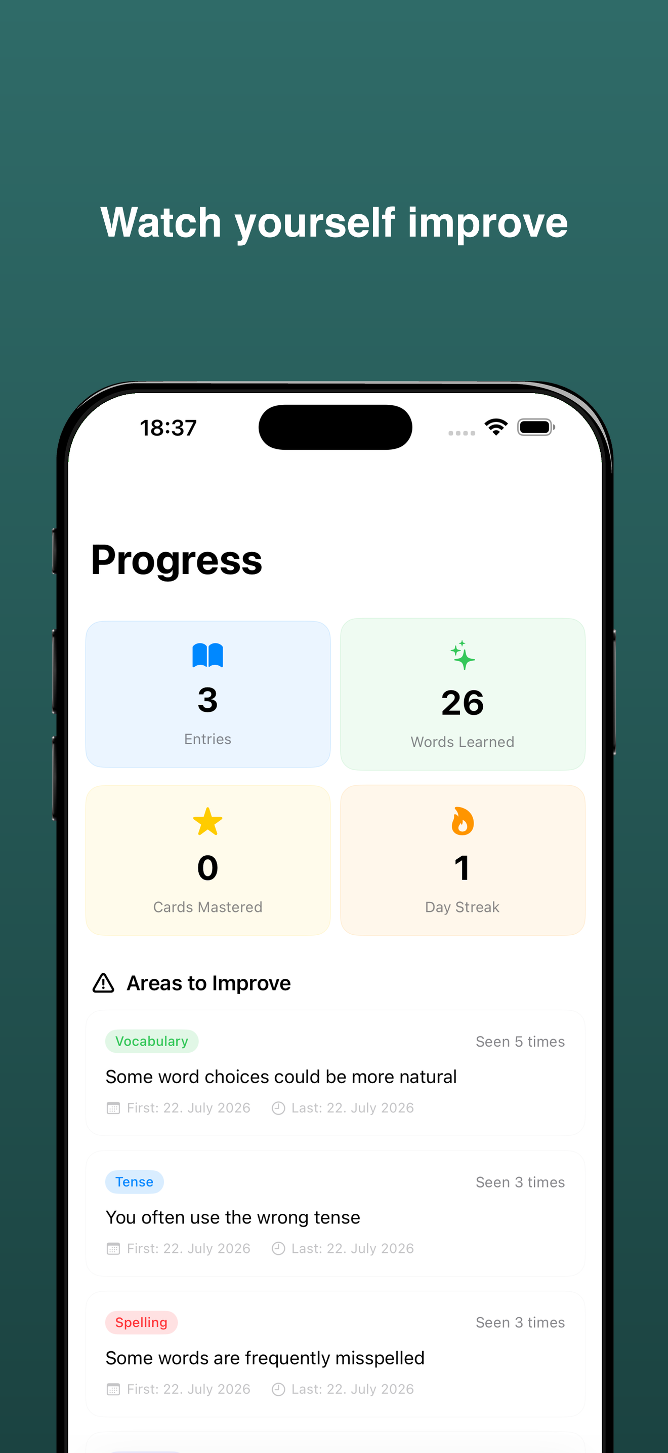 Language Diary - AI Journal screenshot 5