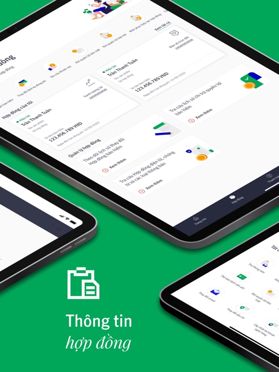 Manulife Vietnam iPad screenshot 3 - Finance app
