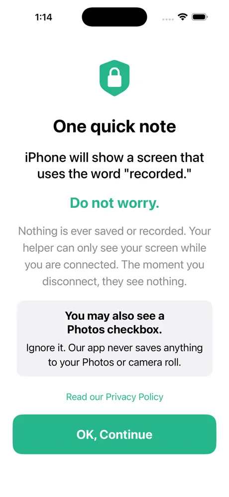Remote Screen Viewer‑App screenshot 2