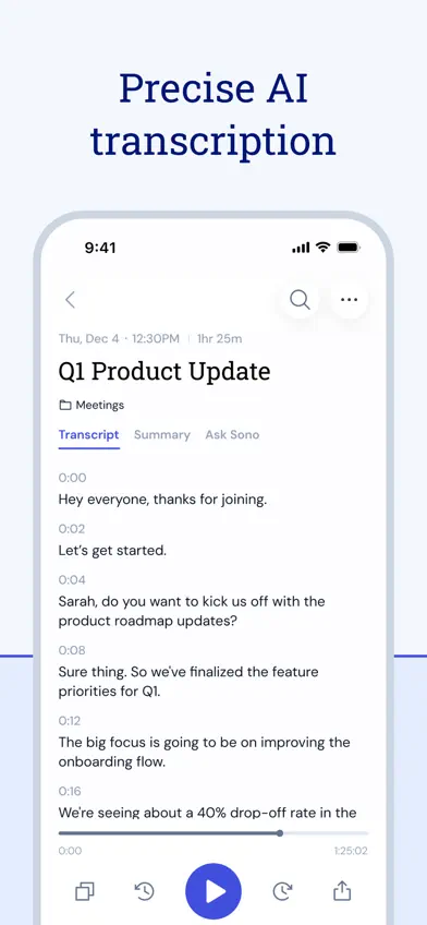 Sono: Offline AI Notetaker screenshot 3