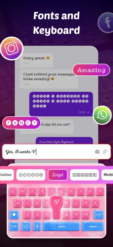 Widget Theme: Fonts & Keyboard screenshot 3 of 9