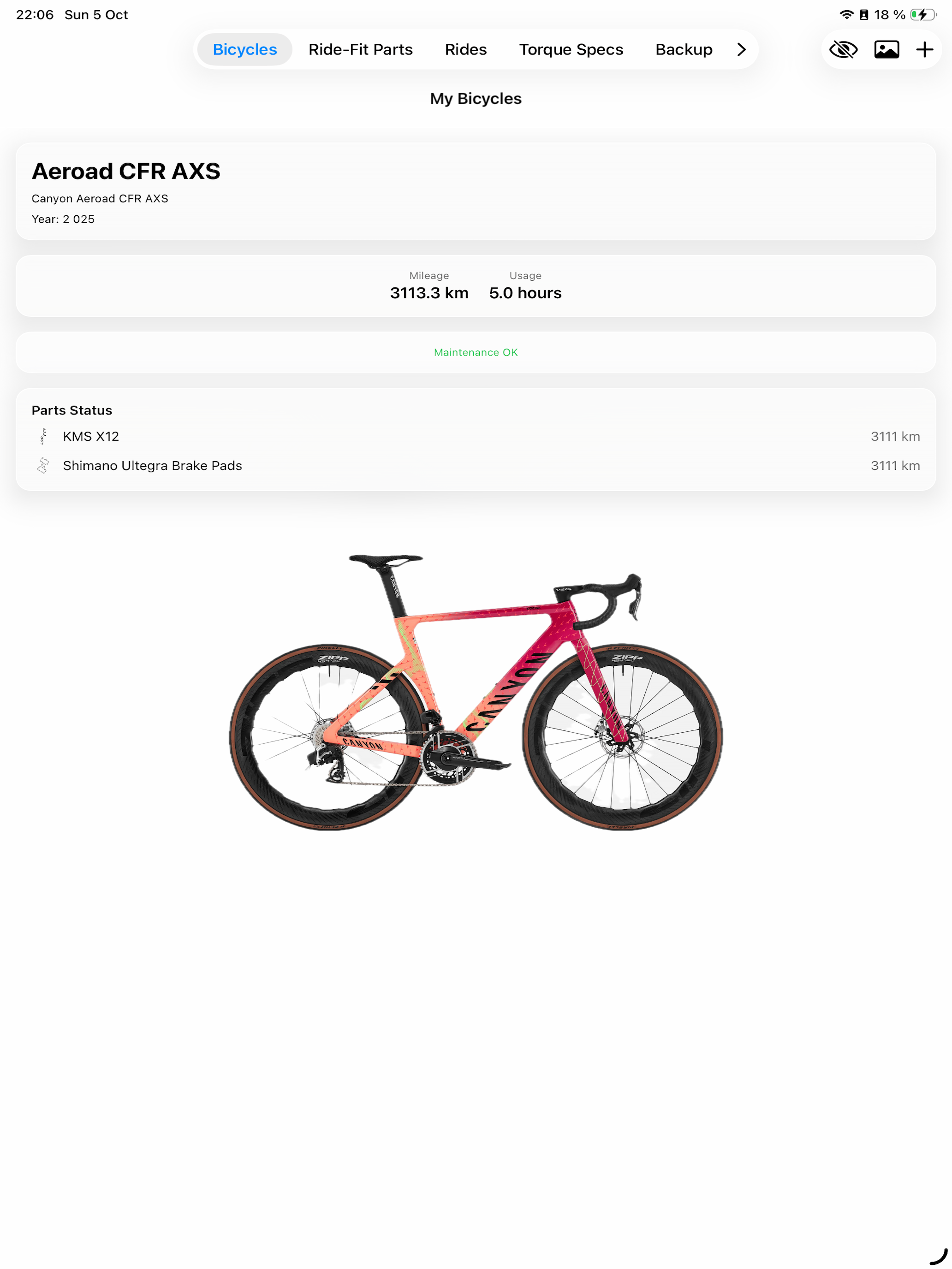 BicycleCareLog screenshot 9