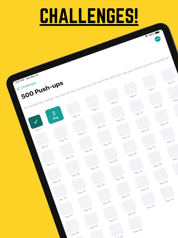 Rep Rise - Health Home Fitness iPad screenshot 5 - Health & Fitness app