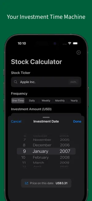 WhatIf: Investment Simulator screenshot 1