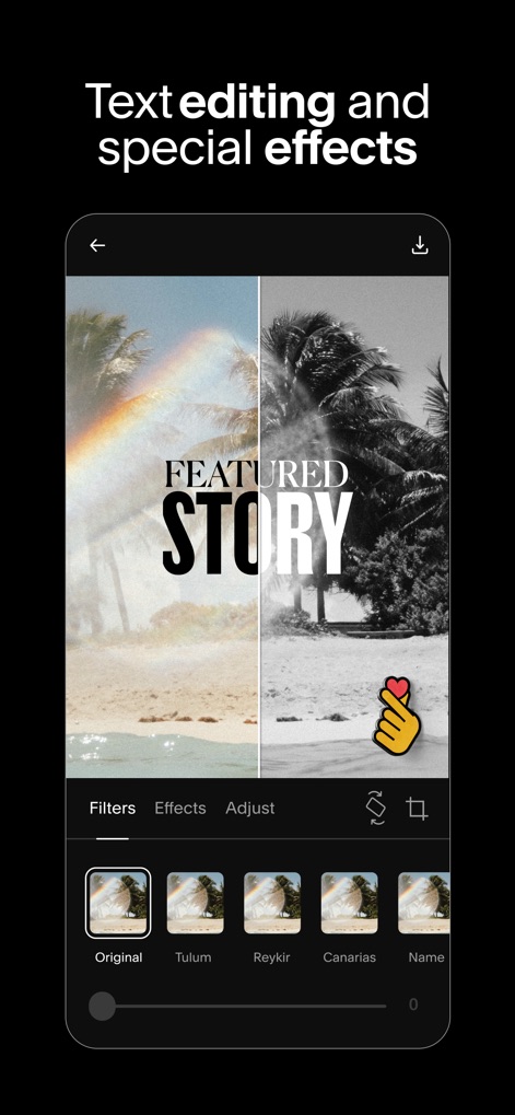 Unfold: Reels & Story Maker - Ritocchi d'Artista