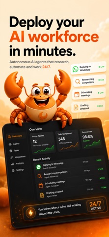 Clawbot -Open My Claw AI Agent iPhone screenshot