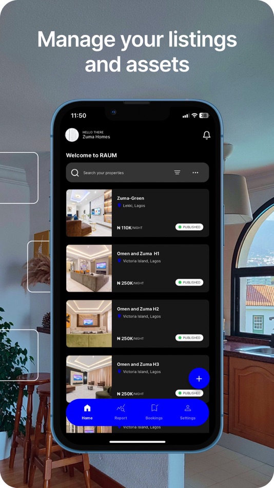 #1. Raum Hosts (iOS) بواسطة: Raum Africa
