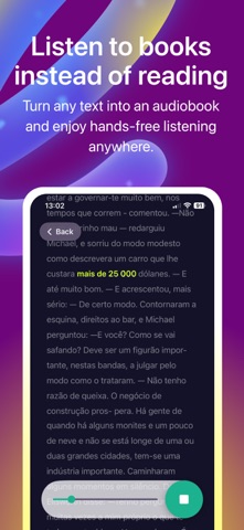 Text to Voice: LazyReader screenshot
