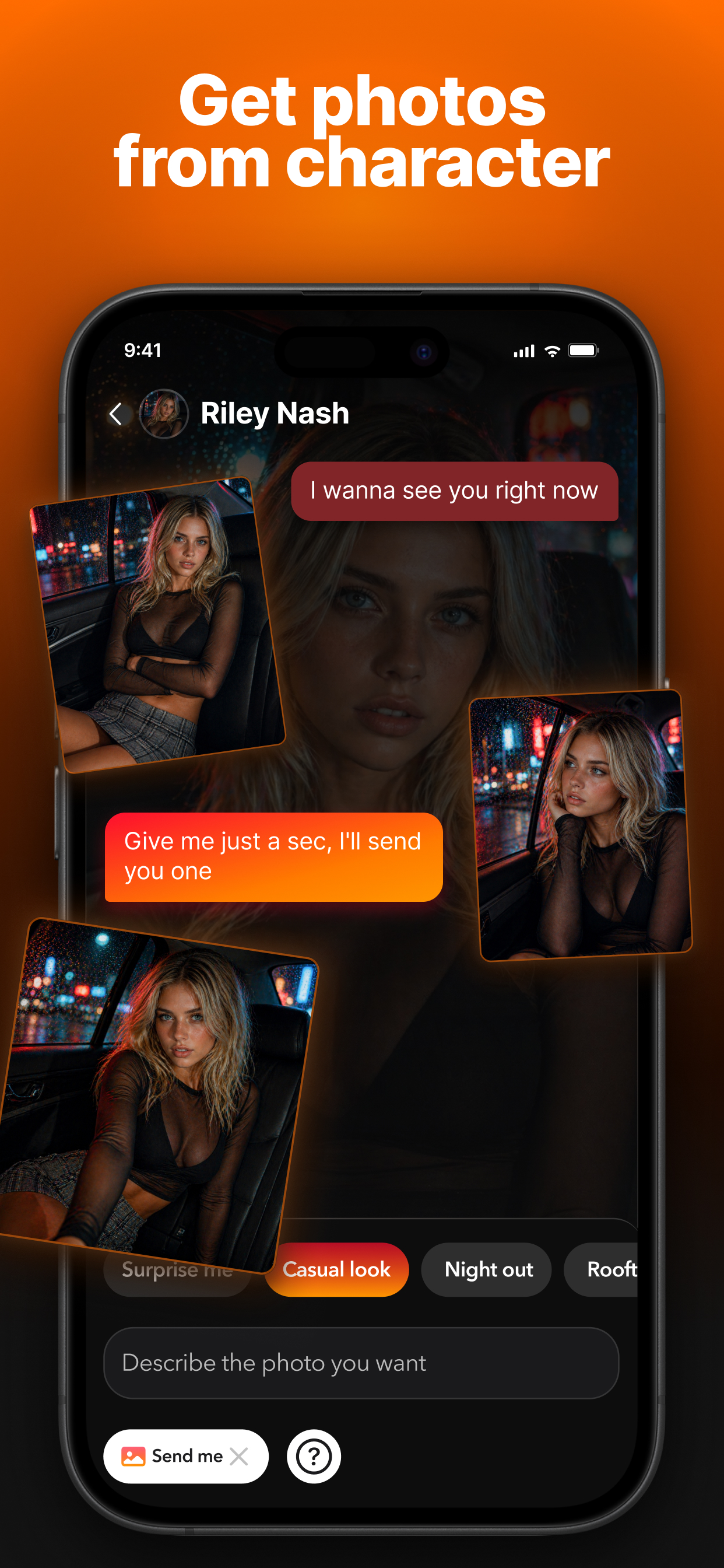 MessAIlina: AI Story Character screenshot 3