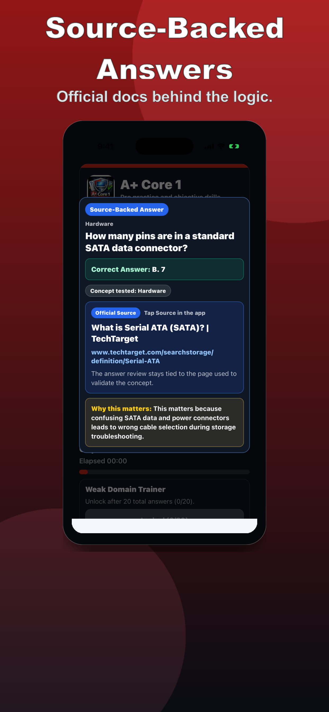 A+ Core 1 Practice Test screenshot 6