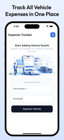 Vehicle Expense Tracker のスクリーンショット