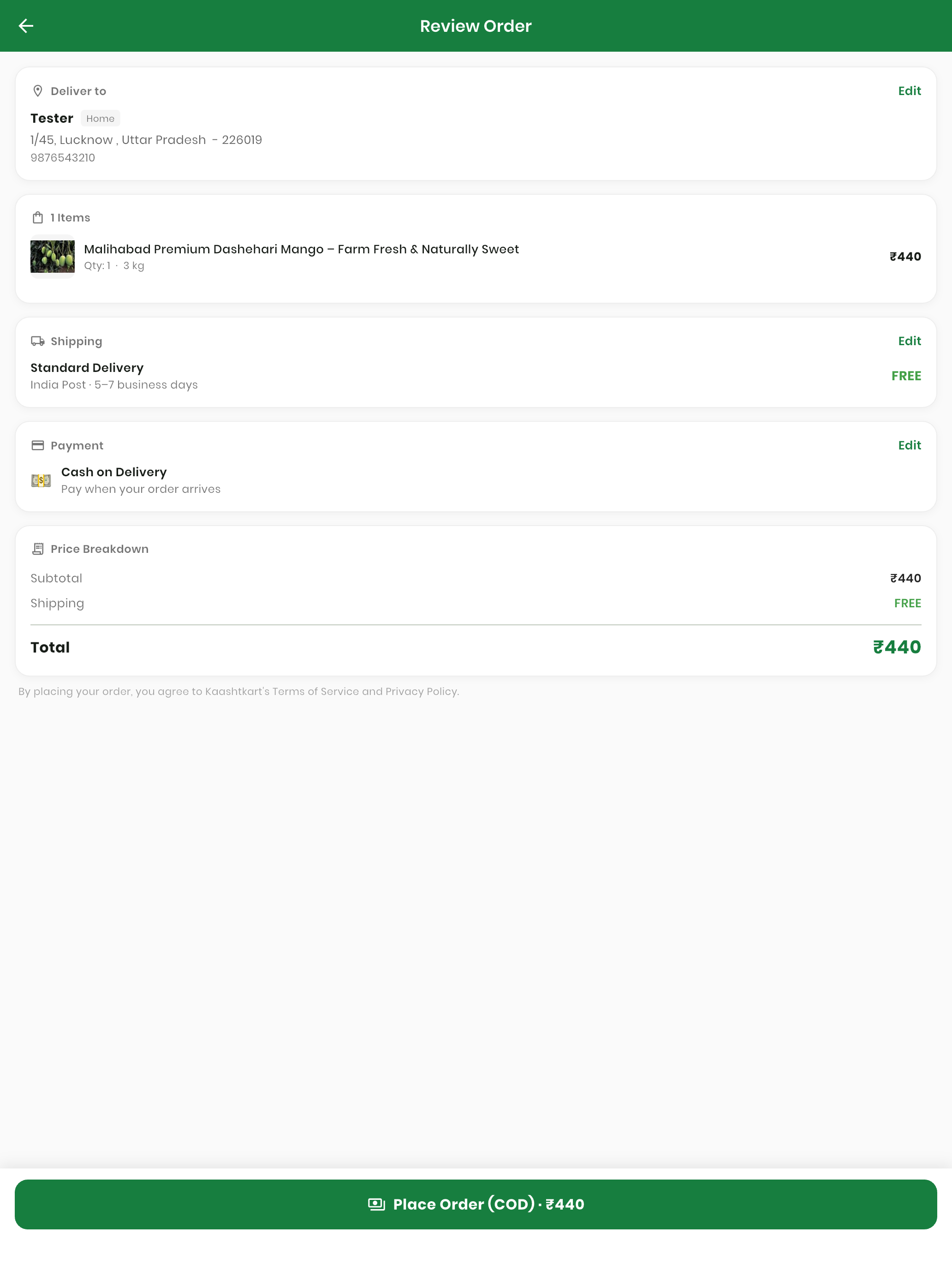 Kaashtkart screenshot 12