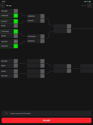 Tournament Maker - Bracket App iPad screenshot 3