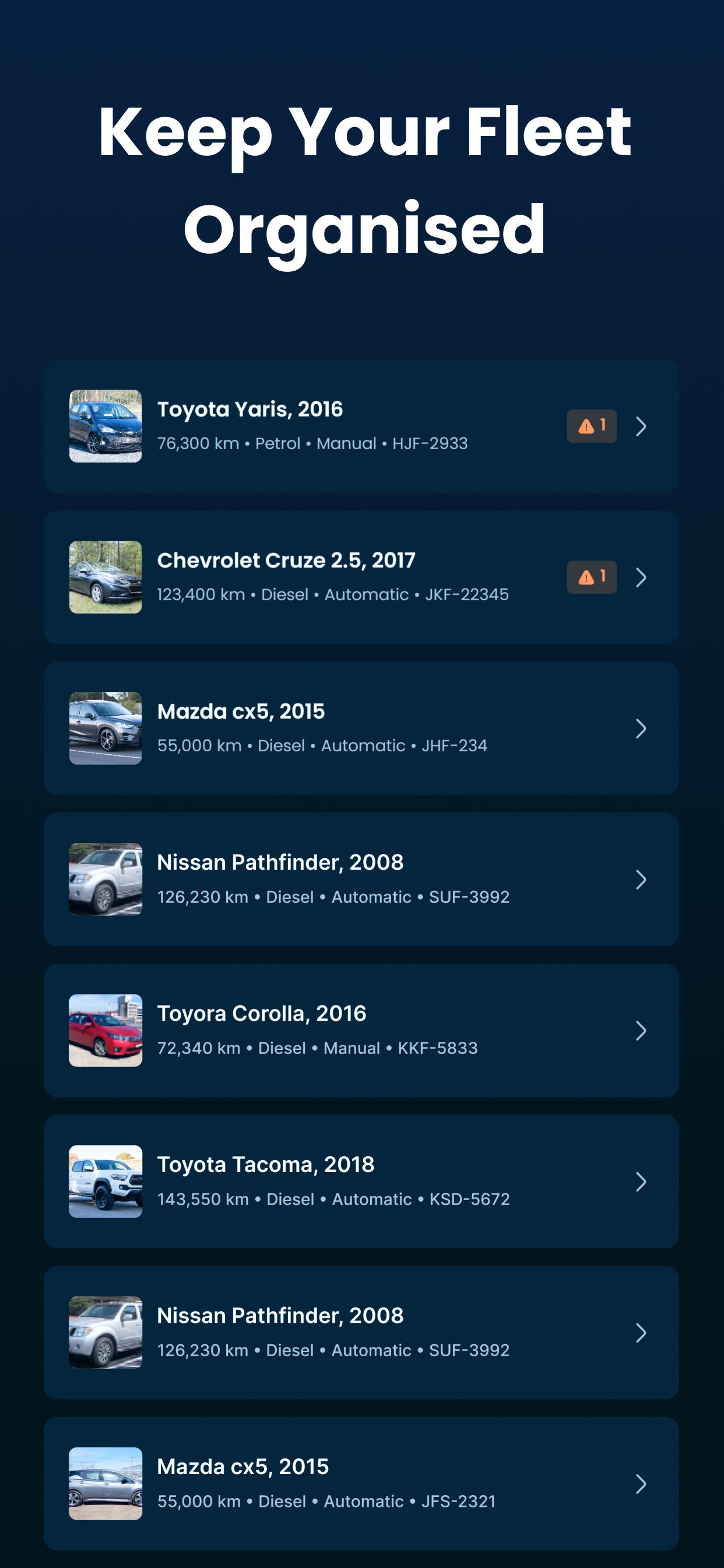 CarCare: Car Service Log