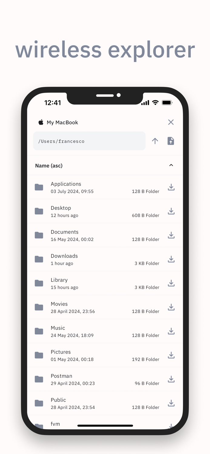 Qudit - Wireless file explorer