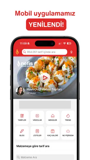 Nefis Yemek Tarifleri iPhone Ekran Görüntüsü 1