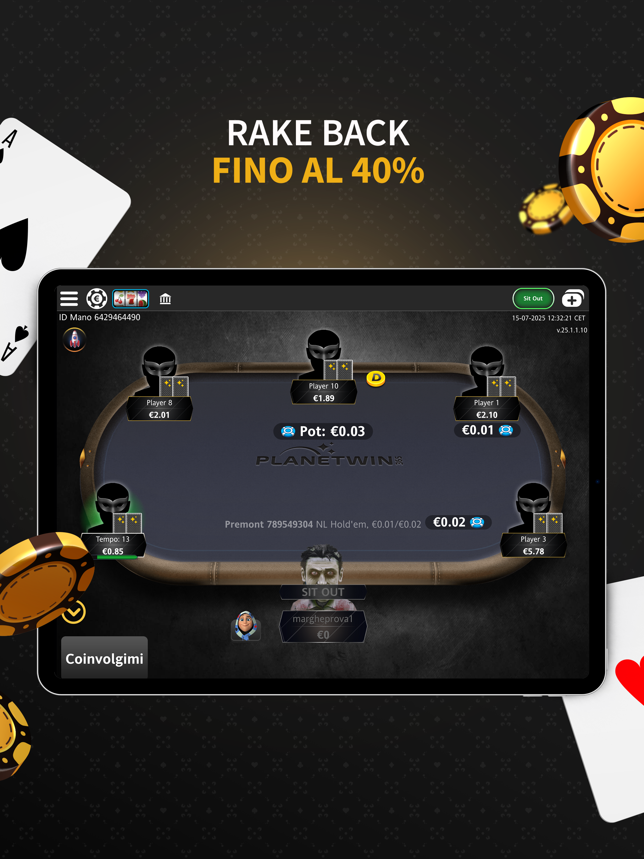Planetwin365 Poker