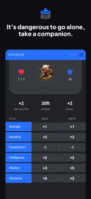 Character Companion screenshot 1