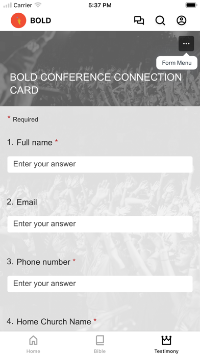 BOLD Conference Screenshot