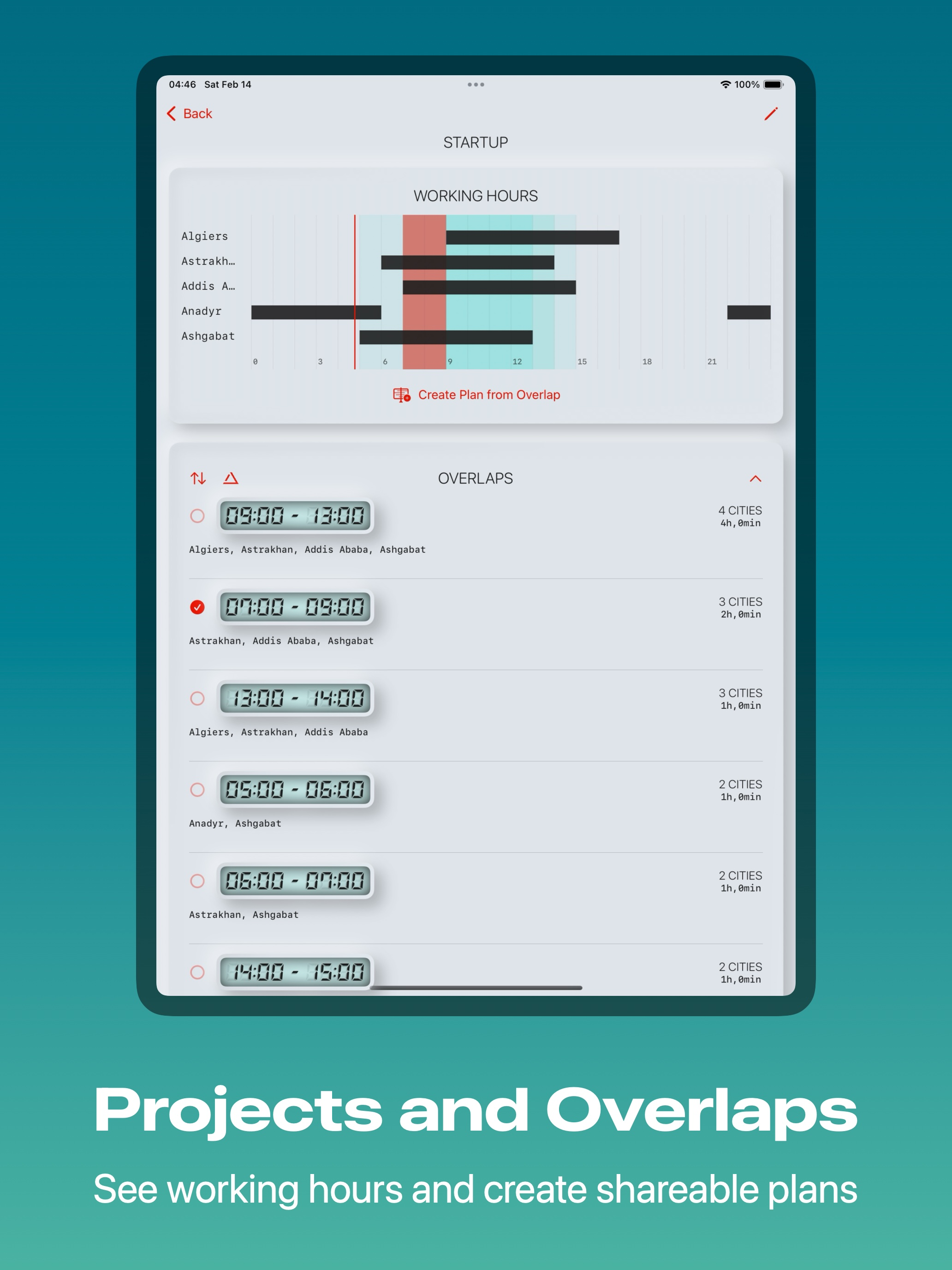 DeltaClock: Time Zone Planner screenshot 8