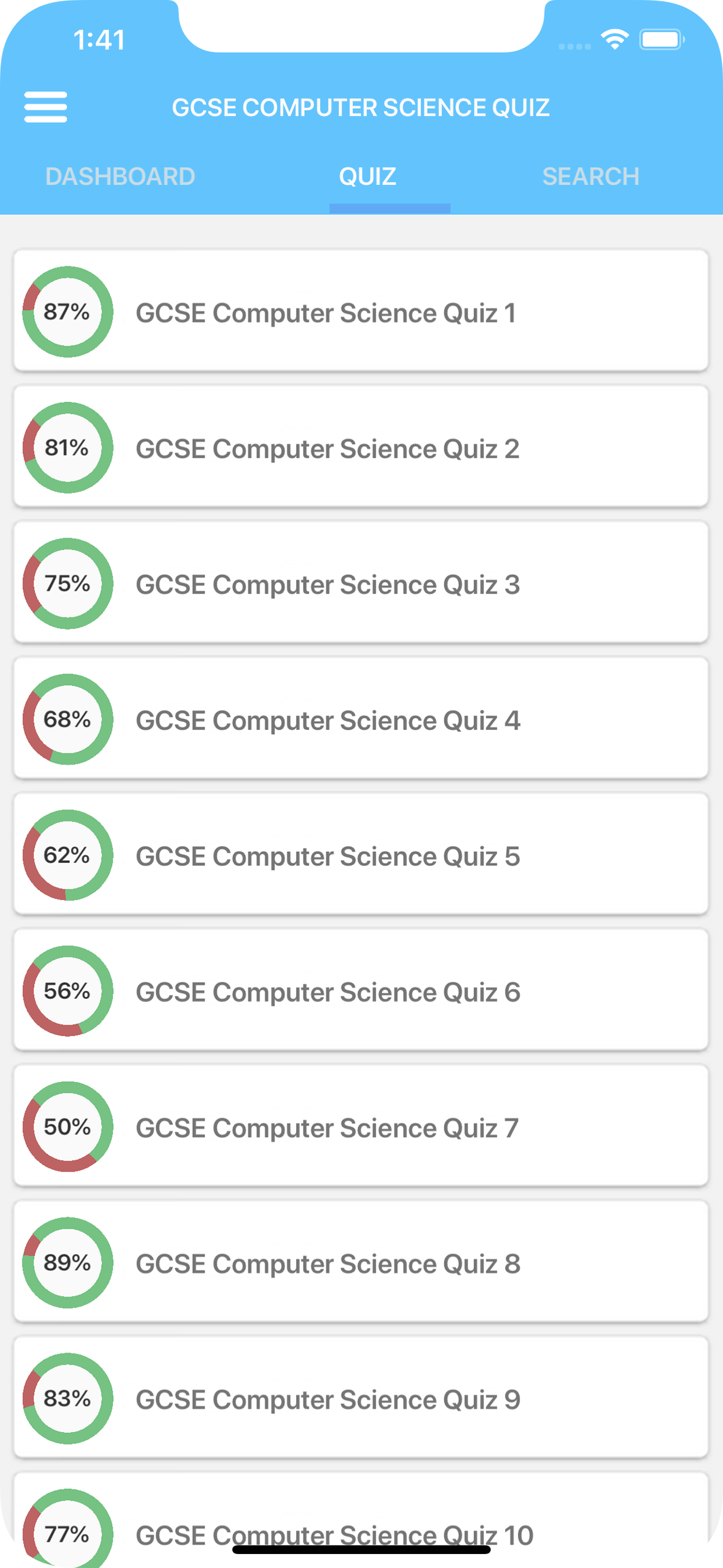 GCSE Computer Science Quiz screenshot 2